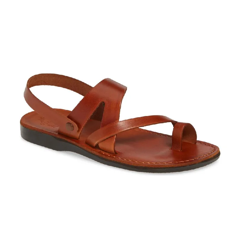 Men's sandals with a buckle closureBenjamin - Leather Slingback Sandal | Honey