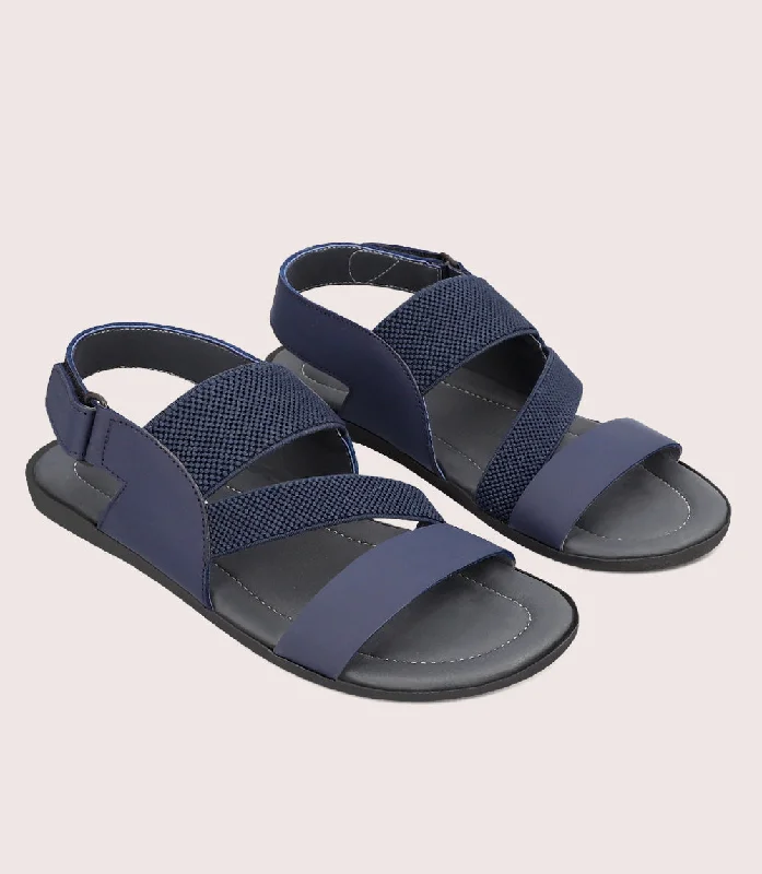 Men's sandals with a perforated leather upper for ventilationBM4684-BLUE-Men Sandal Men's sandals with a perforated leather upper for ventilationBM4684-BLUE-Men Sandal