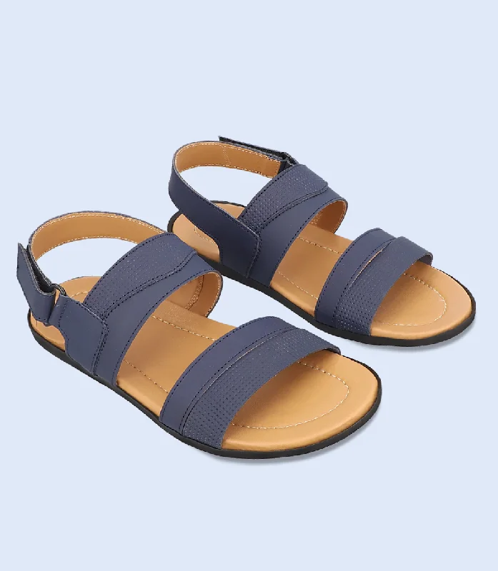 Men's sandals in a neutral color like black or brownBM4830-BLUE-Men Casual Sandal