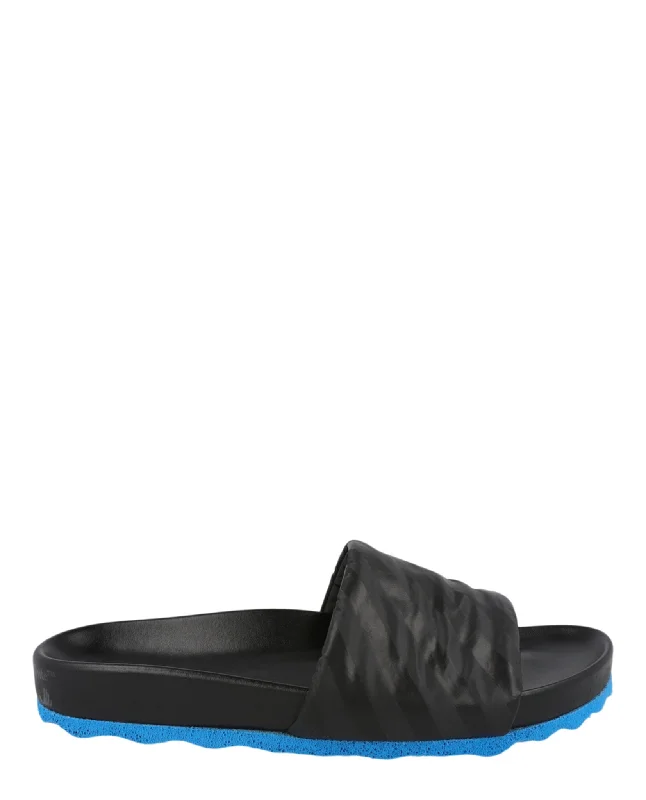 Men's sandals with a cushioned footbedDiag-Strip Slides