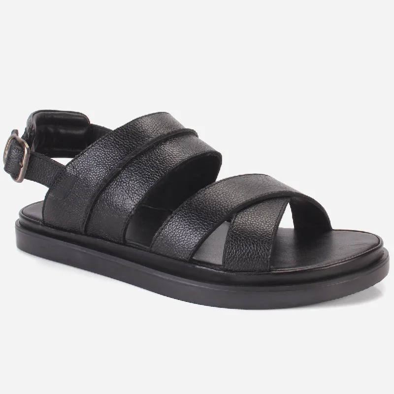 Men's sandals with a shock - absorbing insoleMens "ALTAREK" Crossover Design Casual Sandals