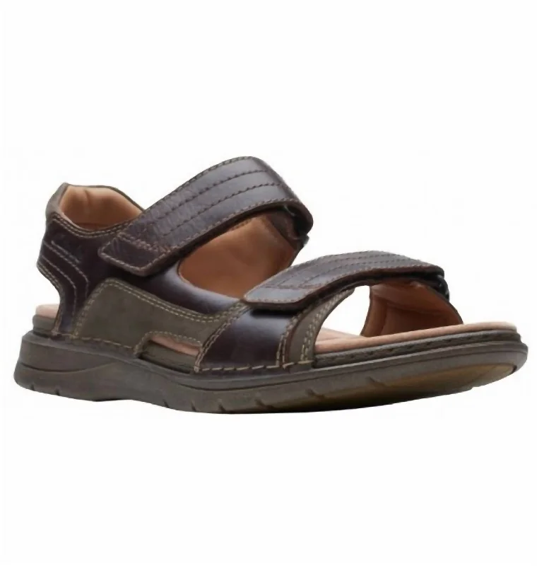 Men's sandals with a cushioned footbedMen's Nature Trek Sandals In Mahogany