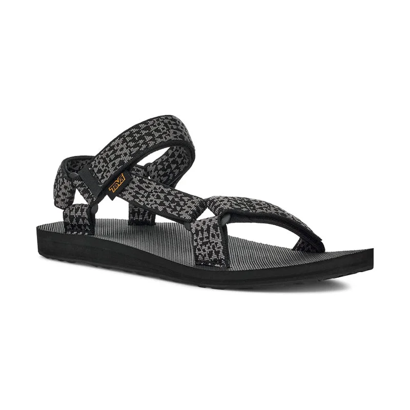 Men's sandals with a wide strap for supportMen's Original Universal Etching Black