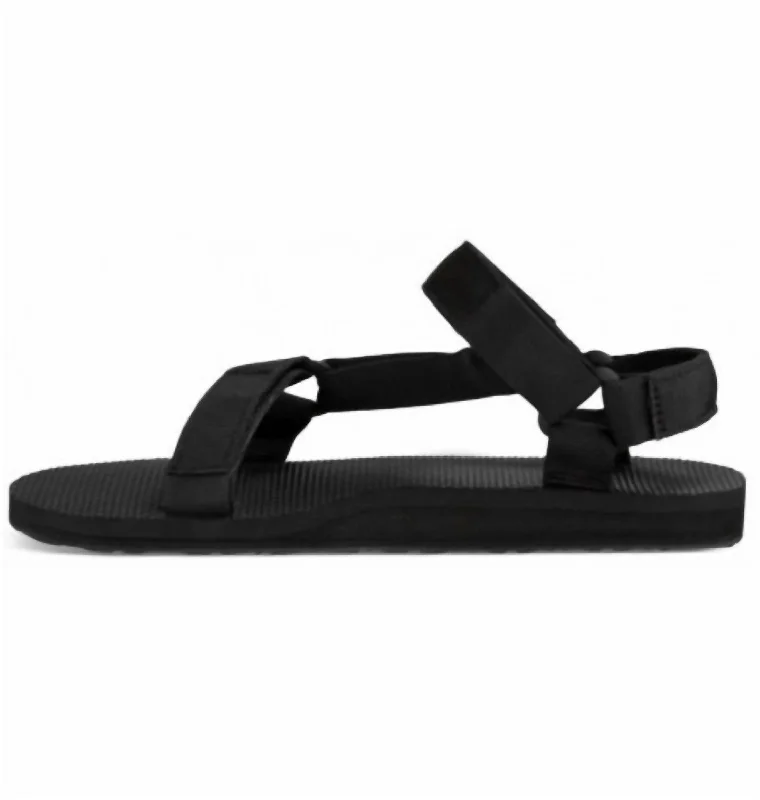 Men's sandals with a contrast stitching detailMen's Original Universal Sandals In Black