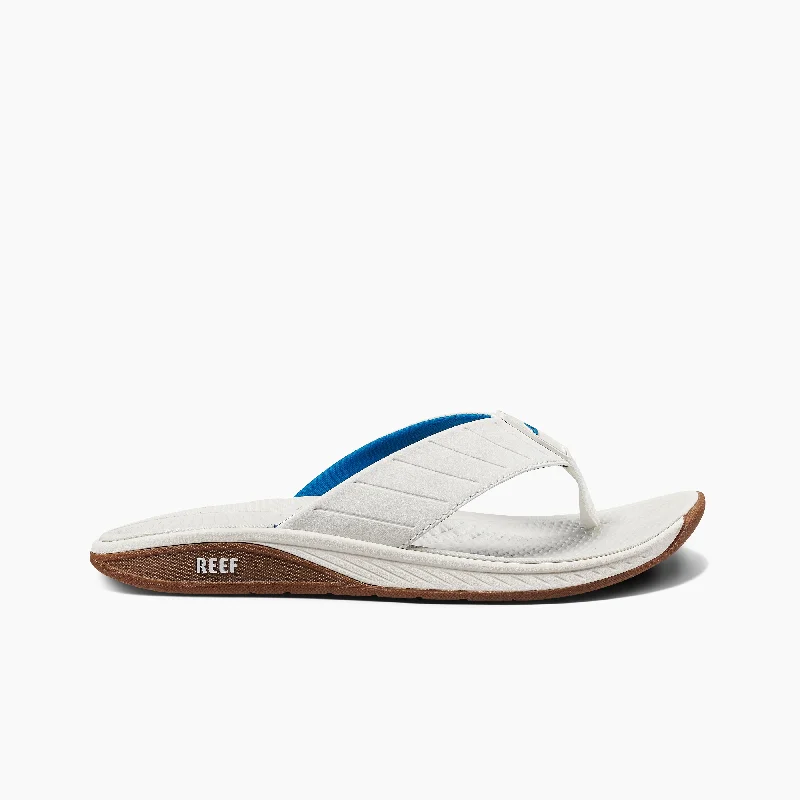 Men's sandals with a perforated leather upper for ventilationThe Deckhand