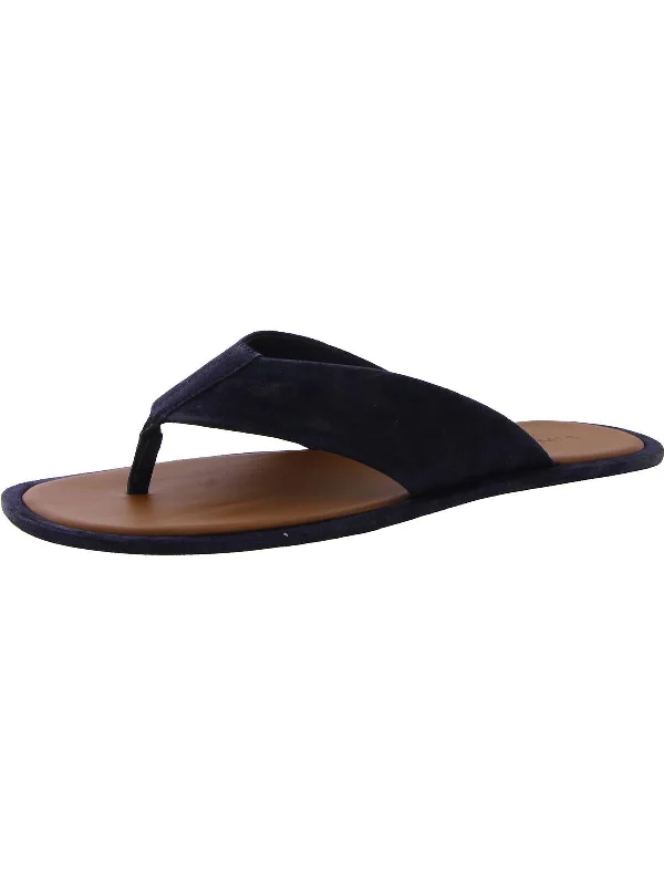 Men's sandals with a contrast stitching detailMens Thong Flat Thong Sandals