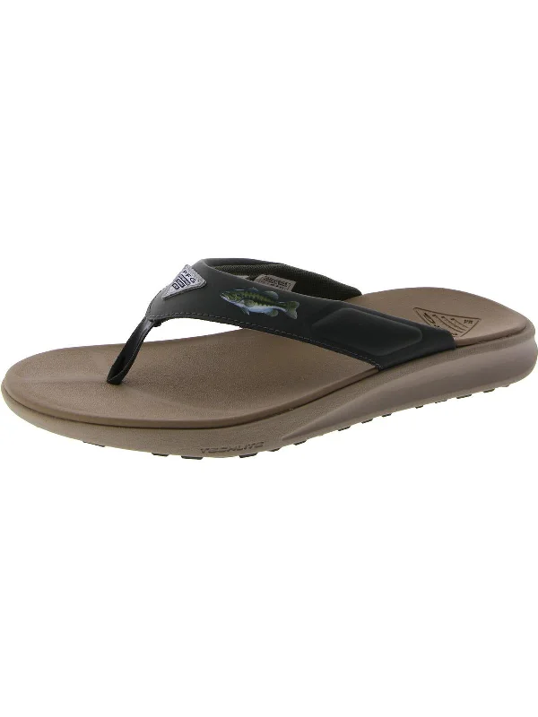 Men's sandals with a rubber sole for tractionMens Thong Summer Flip-Flops