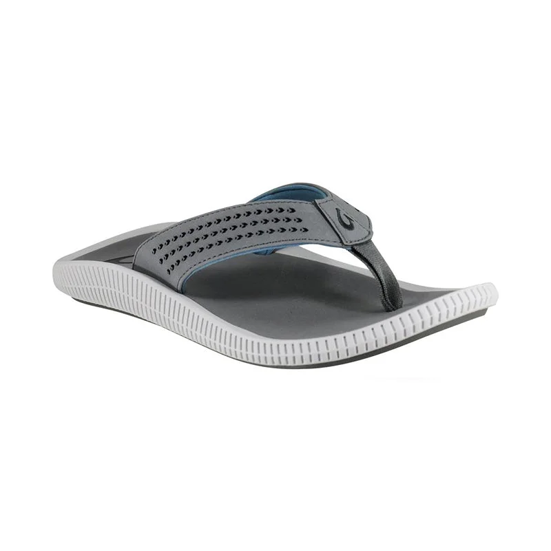 Men's sandals with a buckle closureMen's Ulele Stone/Stone