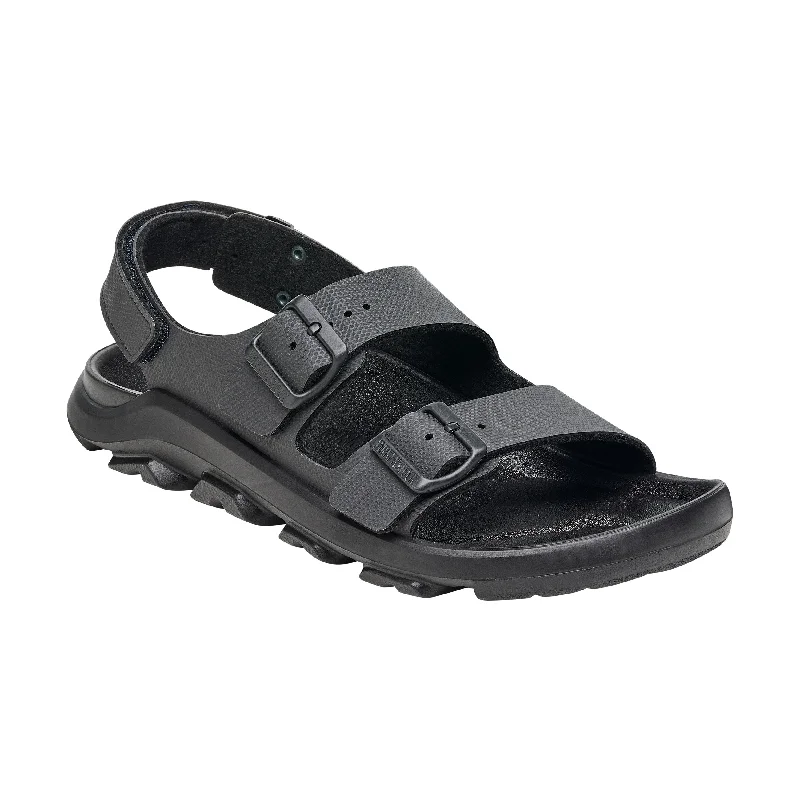 Men's sandals with a buckle closureMogami Terra Black Birko-Flor