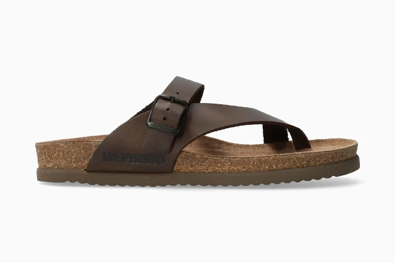 Flip - flop style men's sandals for beach wearNiels - Dark Brown