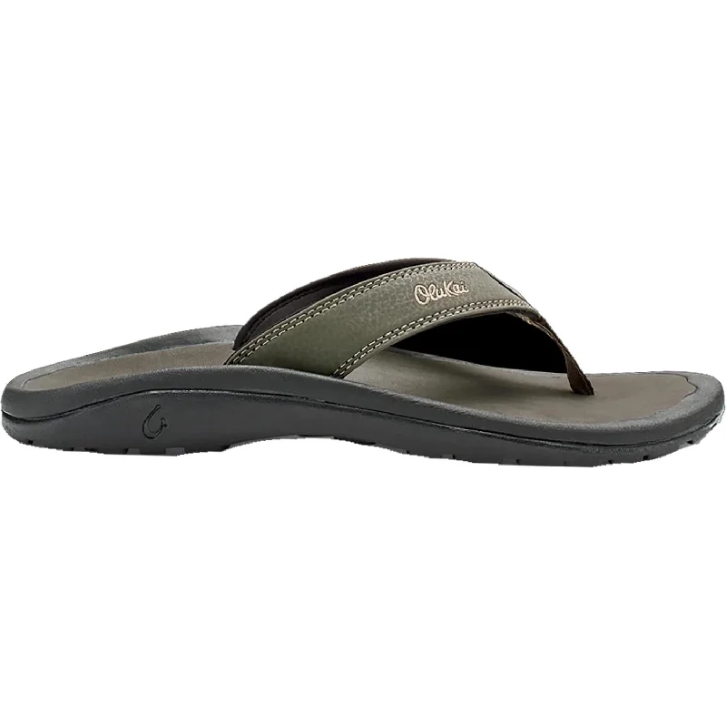 Men's sandals with a leather lining for comfortMen's OluKai Ohana Kona/Kona Synthetic