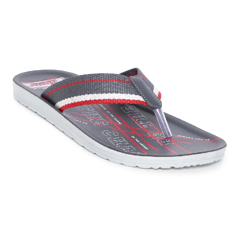 Flip - flop style men's sandals for beach wearParagon  PUK2209G Men Stylish Sandals | Comfortable Sandals for Daily Outdoor Use | Casual Formal Sandals with Cushioned Soles