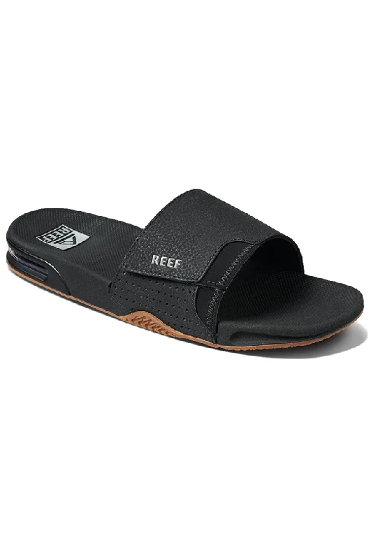 Men's sandals with a rubber sole for tractionReef Fanning Slide Sandals