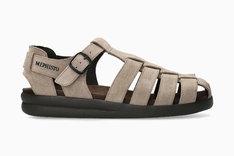 Men's sandals with a durable outer soleSam - Warm Grey