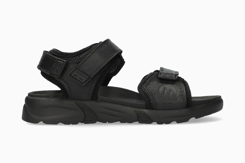 Men's sandals with a decorative buckle or charmTito - Black