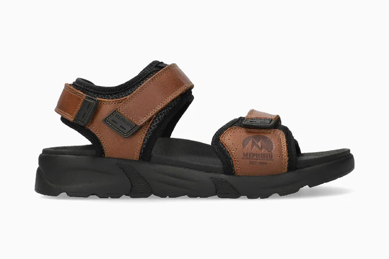 Men's sandals in a neutral color like black or brownTito - Hazelnut