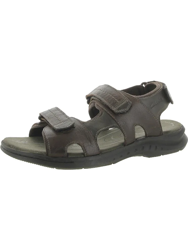 Men's sandals with a toe post designWalkford Walk Mens Leather Lifestyle Slingback Sandals