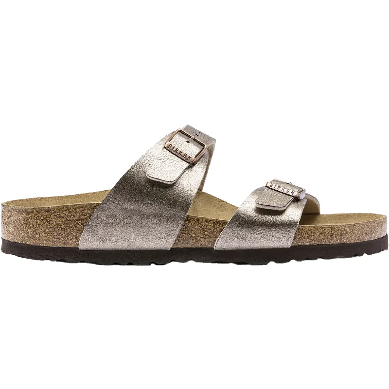 Men's sandals with a contrast stitching detailWomen's Birkenstock Sydney Graceful Taupe Birko-Flor