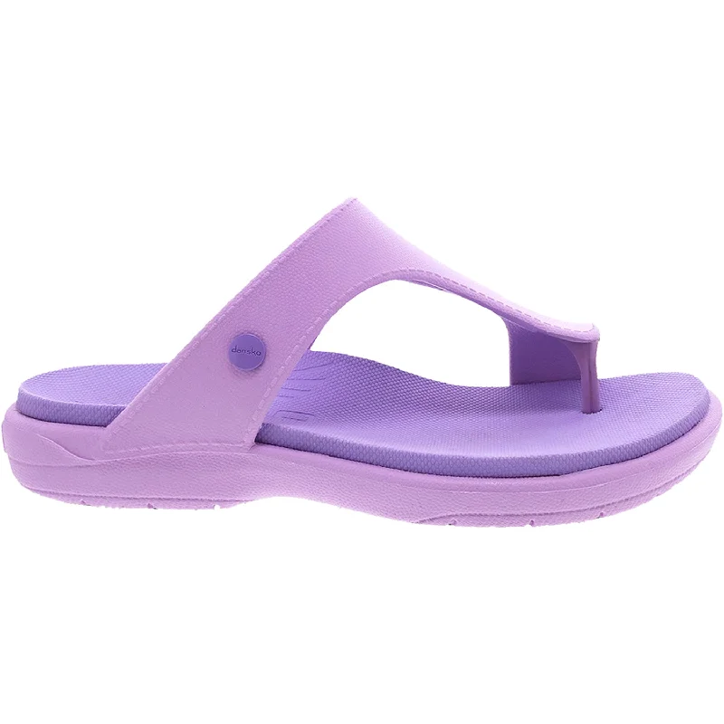 Men's sandals with a removable insole for cleaningWomen's Dansko Krystal Purple Molded EVA