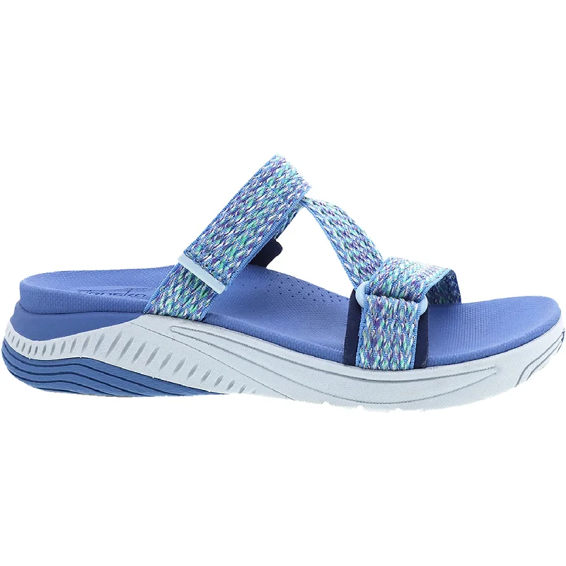 Men's sandals with a contrast stitching detailWomen's Dansko Rosette Blue Multi Fabric