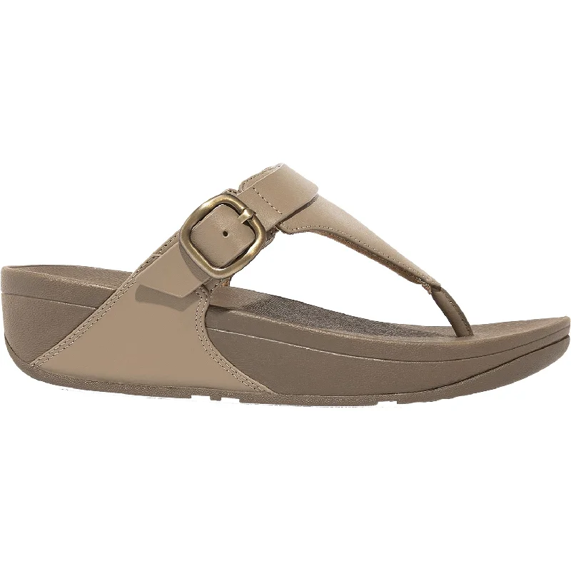 Men's sandals with a stretchy strap for a better fitWomen's FitFlop Lulu Mink Grey Leather