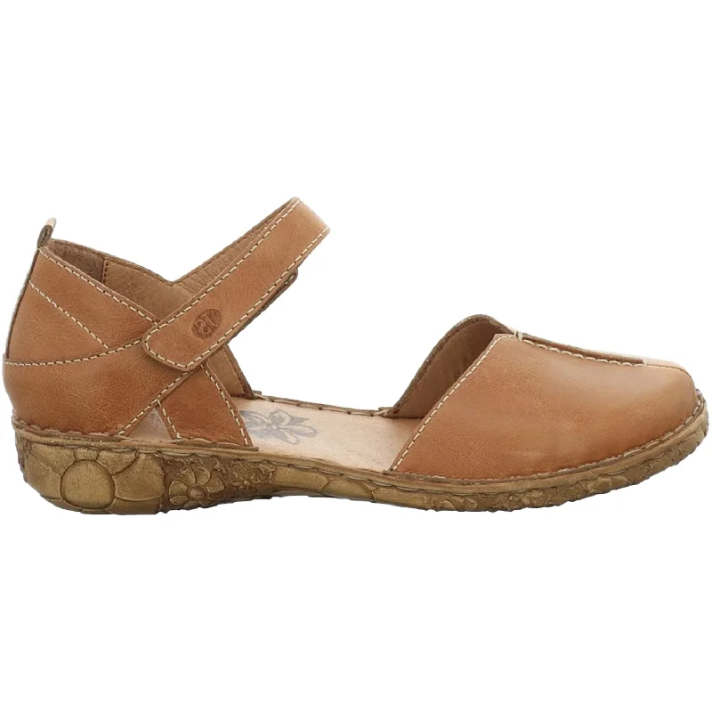 Men's sandals with a rubber sole for tractionWomen's Josef Seibel Rosalie 42 Cognac Leather