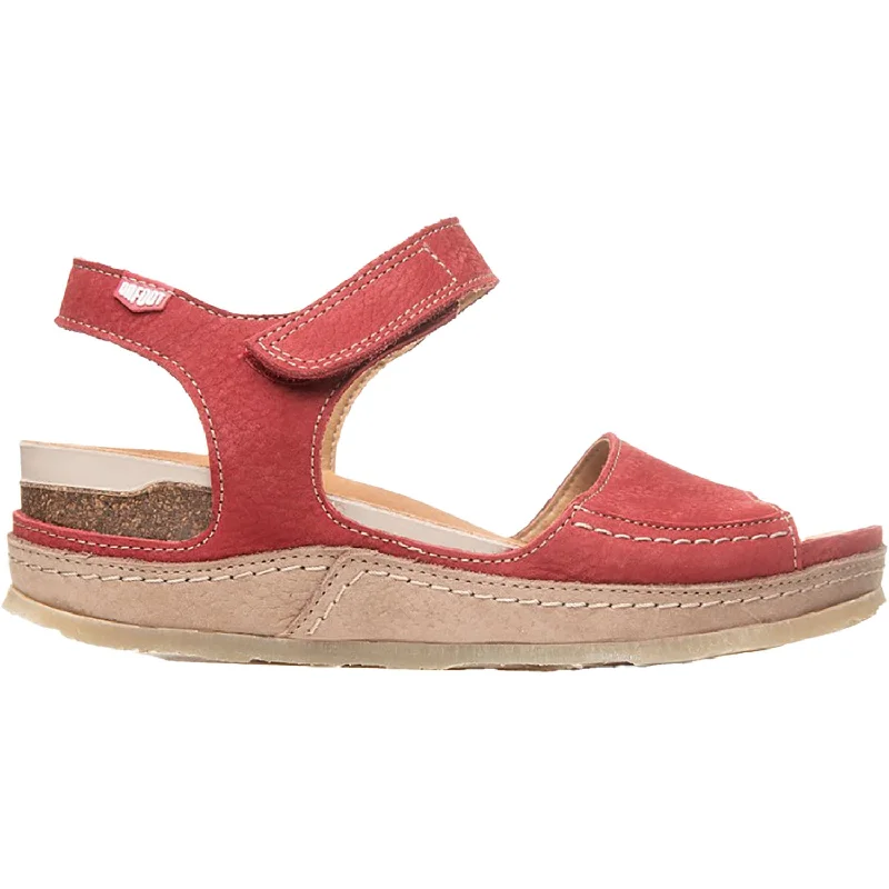 Waterproof men's sandals for water activitiesWomen's On Foot 240 Vegas Rojo Red Pebble Suede