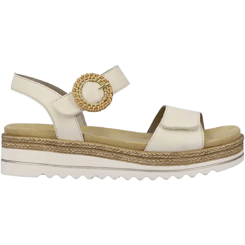 Men's sandals with a decorative buckle or charmWomen's Remonte D0Q52-60 Jocelyn 52 Porzellan/Lugano Leather