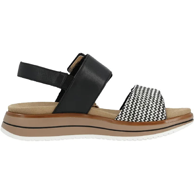 Men's sandals in a neutral color like black or brownWomen's Remonte D1J53-02 Schwarz/Cream/Schwarz Leather