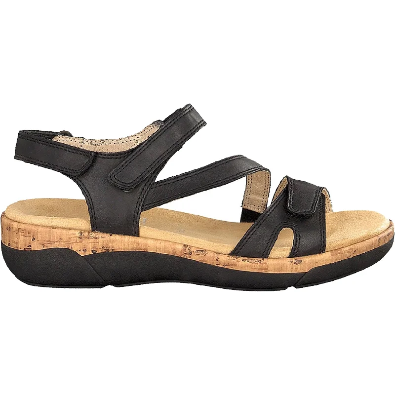 Men's sandals with a buckle closureWomen's Remonte R6850-01 Jocelyn 50 Black Leather