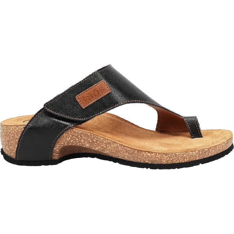 Men's sandals with a stretchy strap for a better fitWomen's Taos Loop Black Leather