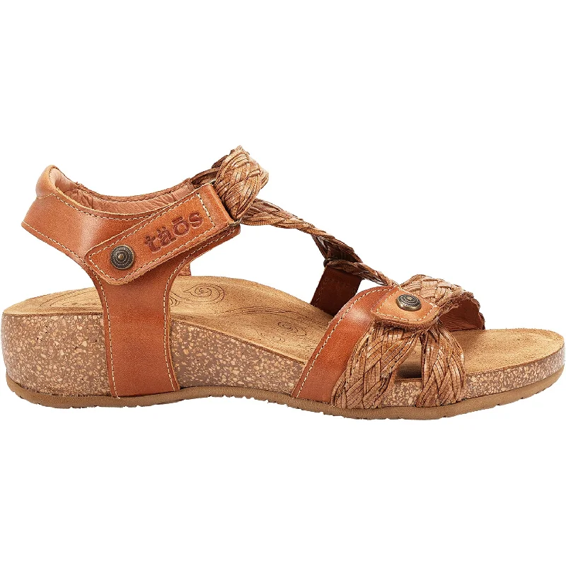 Men's sandals with a padded heelWomen's Taos Newlie Hazelnut Leather