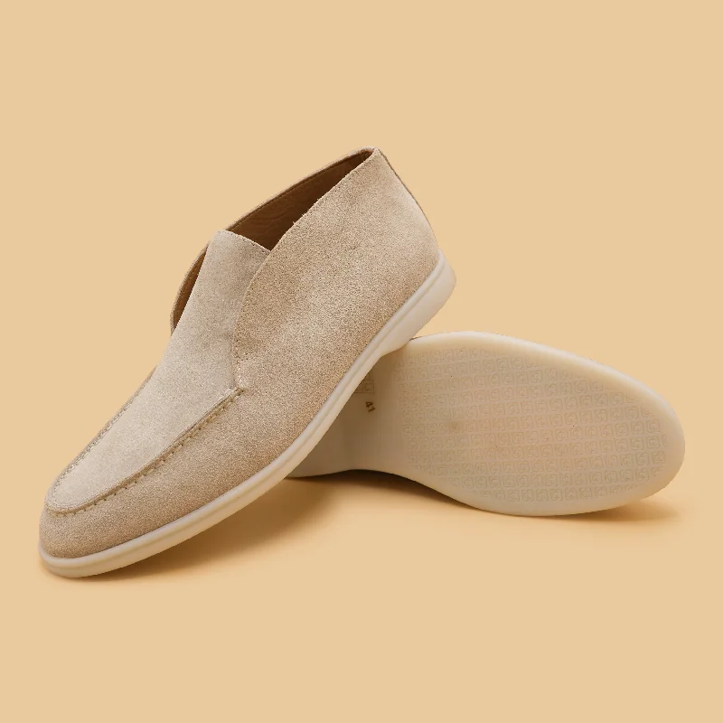 Men's loafers with a smooth leather finish5514 - Biscuit