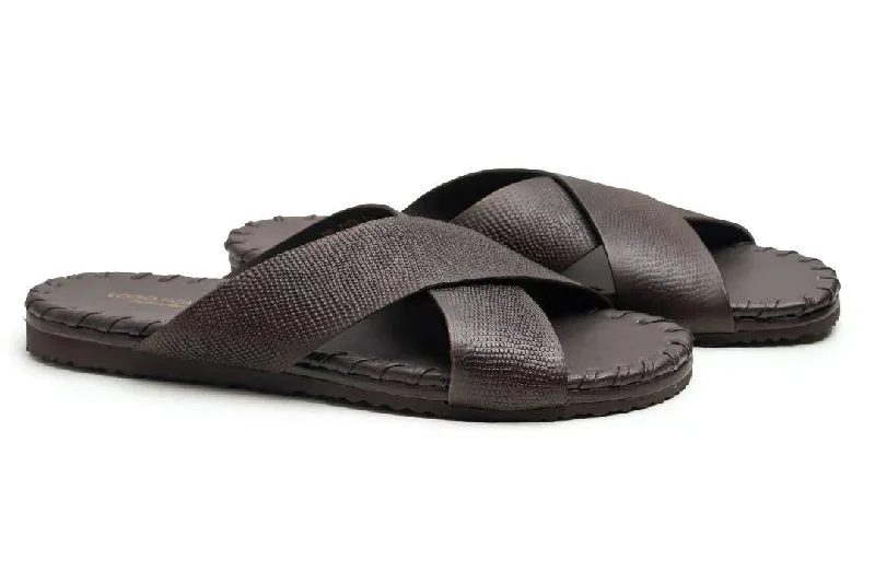 Men's slippers with a padded footbed for all - day comfortLOGO 7458 BRA