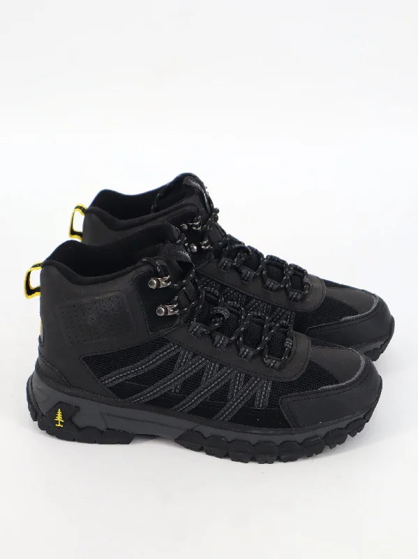 Men's casual shoes with a geometric patternMen's Textured Hiking Shoes,Black