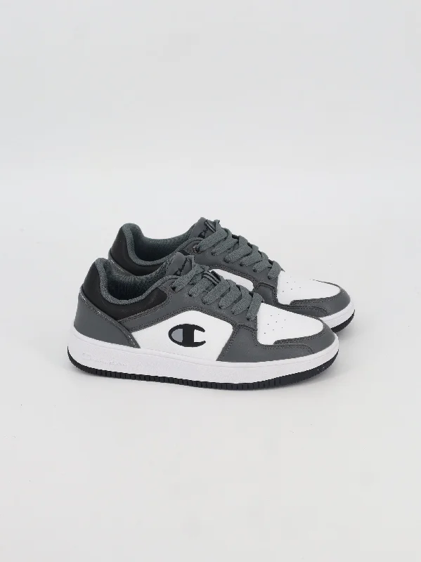 Men's casual shoes with a low - profile designMen's Brand Logo Printed Sneakers,Grey/White