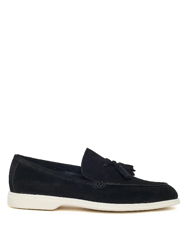 Slip - on men's loafers for easy wearAdrian Suede Black