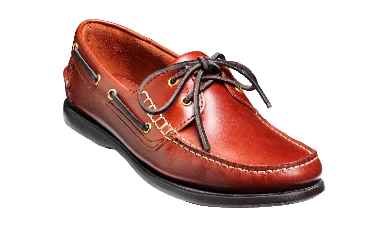 Men's casual shoes with a flexible rubber outsoleBarker Wallis Moccasin Shoe -  Brown Calf