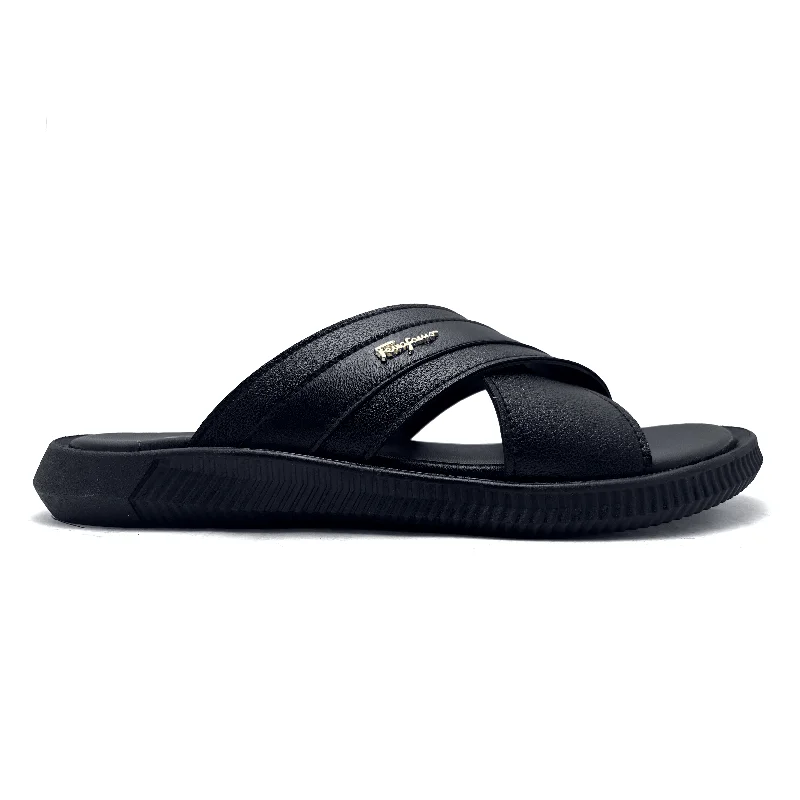 Men's slippers with a padded footbed for all - day comfortBlack Casual Slipper