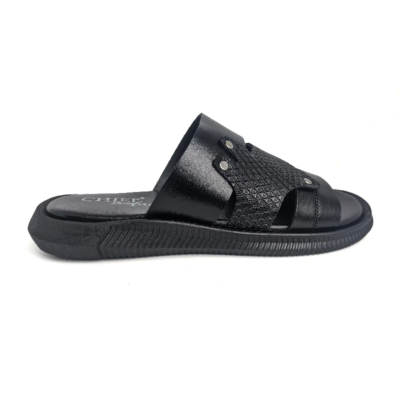 Men's slippers with a shock - absorbing midsoleBlack Casual Slipper