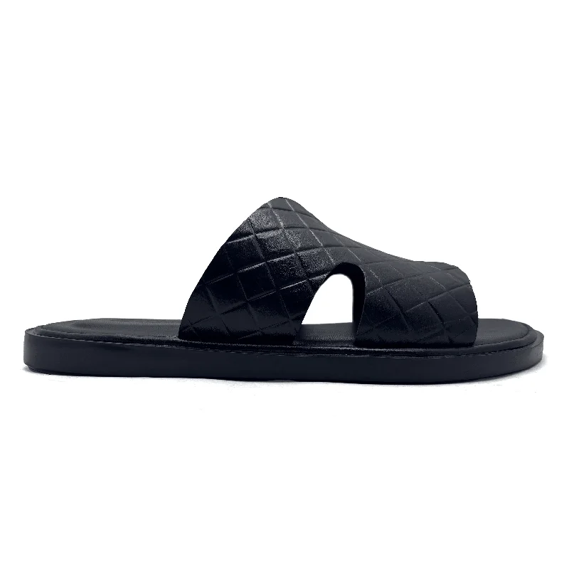 Men's slippers with a soft, flexible soleBlack Casual Slipper