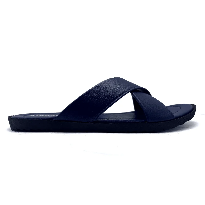 Men's slippers with a non - slip outsole for safetyBlue Casual Slipper