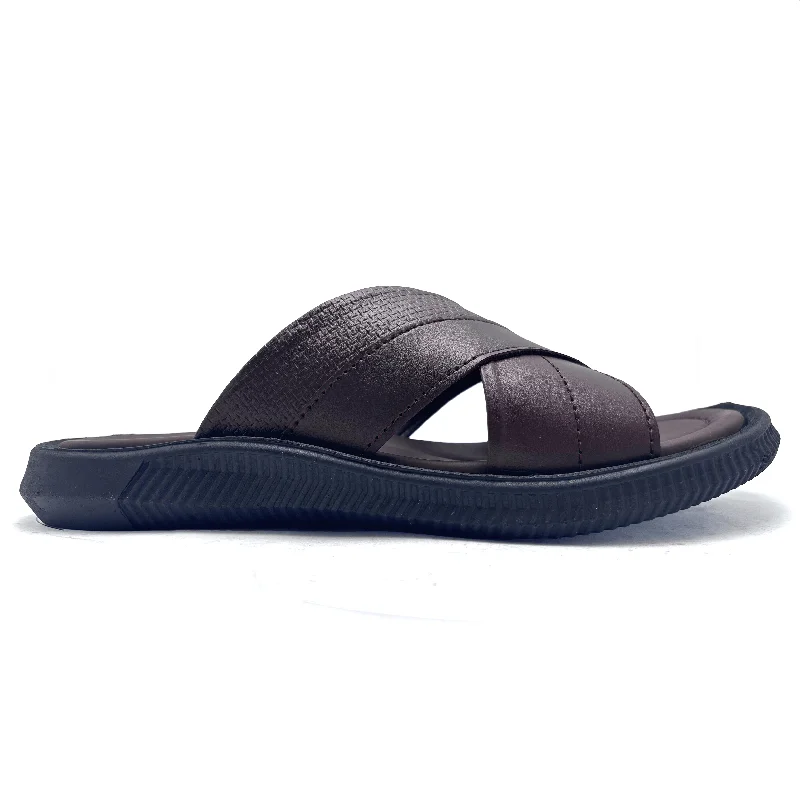 Men's slippers with a soft, flexible soleBrown Casual Slipper