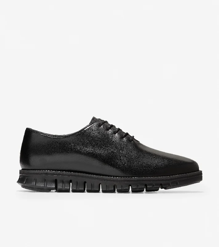 Men's leather Oxford shoes with a plain toeMen's ZERØGRAND Wholecut Lux Oxfords