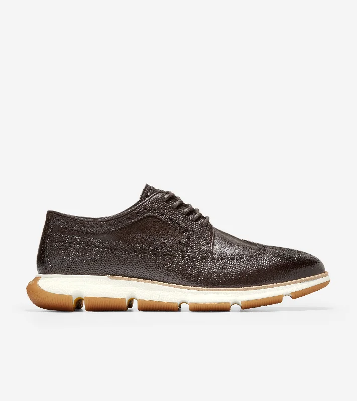 Men's Oxford shoes with a buckle closure and a pointed toeMen's 4.ZERØGRAND Longwing Oxfords Men's Oxford shoes with a buckle closure and a pointed toeMen's 4.ZERØGRAND Longwing Oxfords