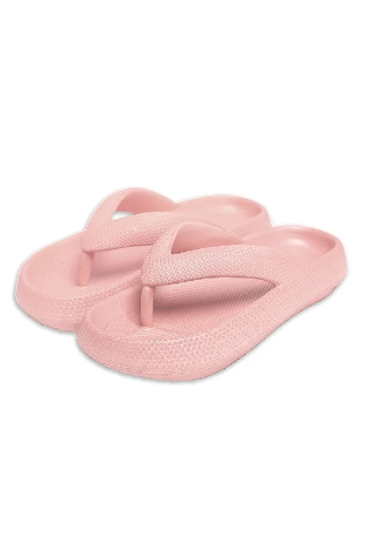 Men's slippers with a leather sole for a classic lookComfy Pillow Flip Flop Thong Sandals