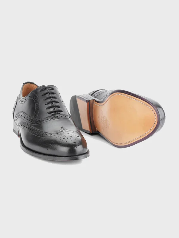 Men's Oxford shoes with a padded insole for all - day comfortNicholas Wingtip Oxford - Black