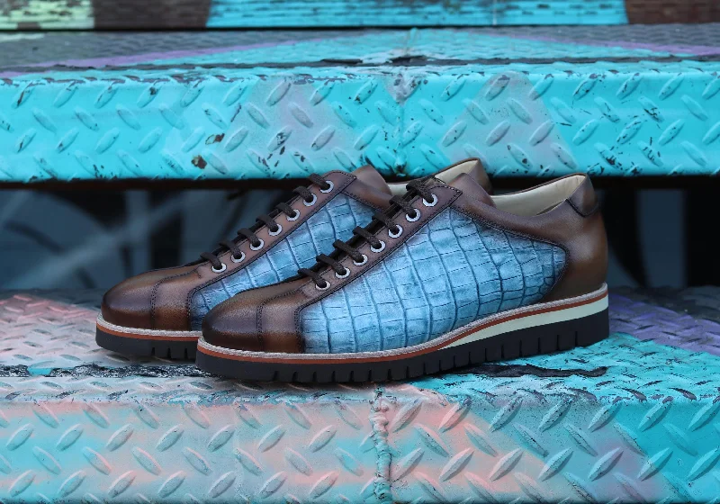 Men's Oxford shoes with a polished leather finishCorrente Printed Calfskin Lace-Up Oxford Taupe Men's Oxford shoes with a polished leather finishCorrente Printed Calfskin Lace-Up Oxford Taupe