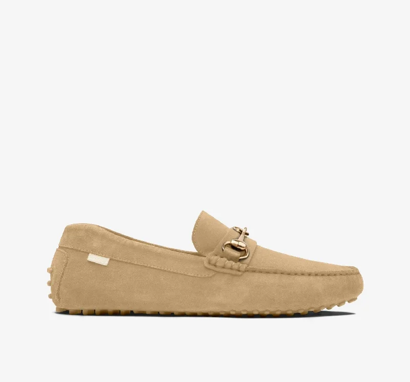 Men's loafers with a stretchy side panel for a better fitDriver | Sand HB