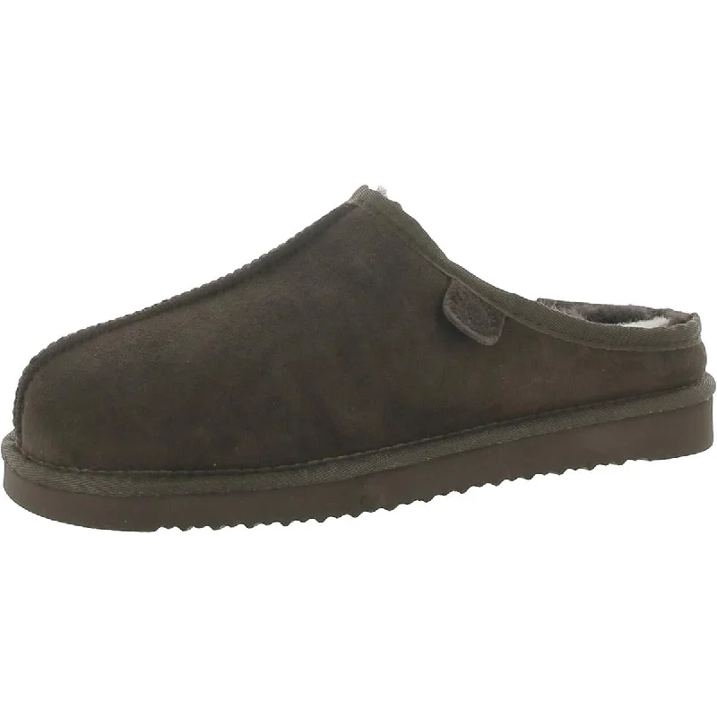 Men's slippers with a removable insole for cleaningFireside by Dearfoams Mens Suede Scuff Slippers Men's slippers with a removable insole for cleaningFireside by Dearfoams Mens Suede Scuff Slippers